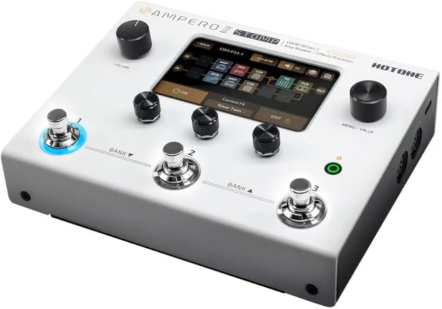 Amazon.com: HOTONE Ampero II Stomp Multi Effects Processor Pedal