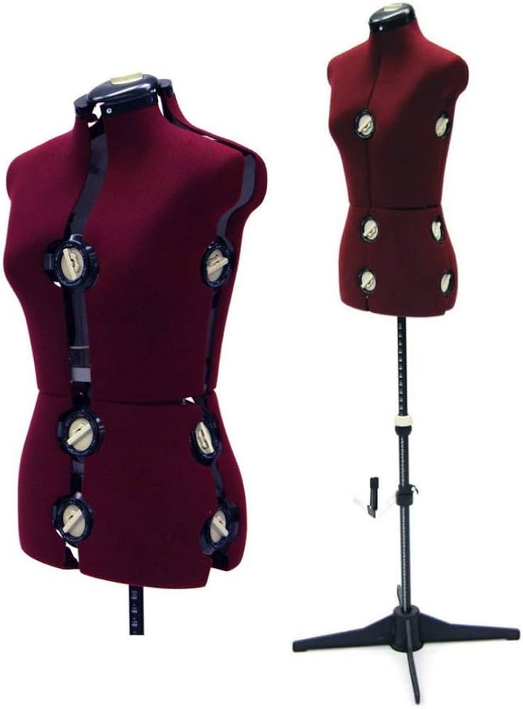 Amazon.co.jp: 成人女性ドレスフォームマネキン 12ダイヤル 調節可能な