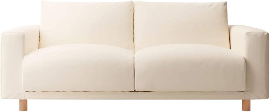 Amazon｜無印良品 ソファ本体(カバー、脚別売) 2.5シーター フェザー