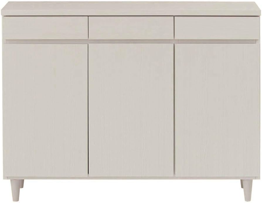 Amazon｜[ベルメゾン] キャビネット カウンター チェスト ホワイト C