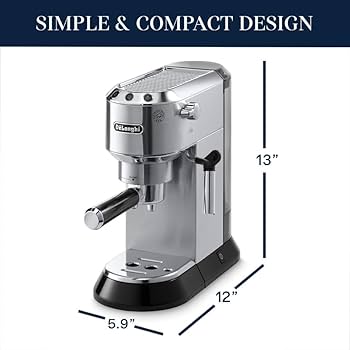 Amazon.com: De'Longhi Dedica Espresso Machine with Manual Milk
