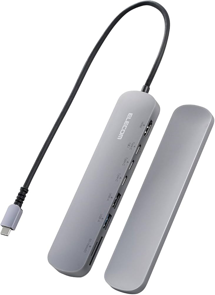 Amazon.co.jp: エレコム USB Type-C ハブ ドッキングステーション 8-in