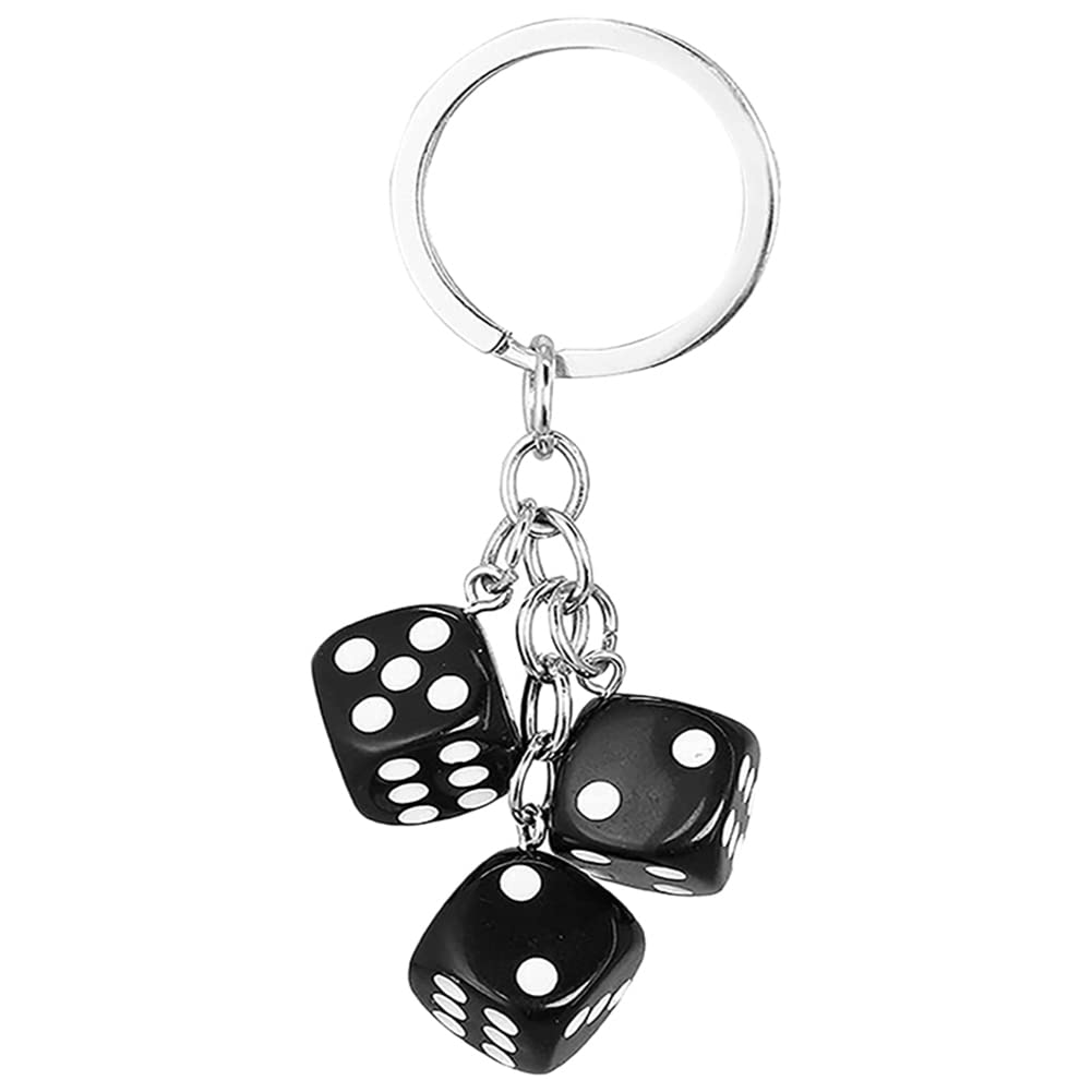 Amazon | サイコロ キーホルダー ダイス ペンダント キーチェーン
