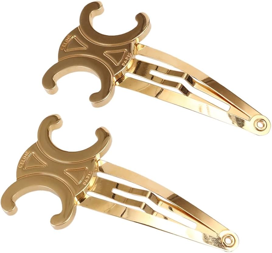 Amazon.co.jp: [セリーヌ] ヘアクリップ 2個セット ヘアアクセサリー