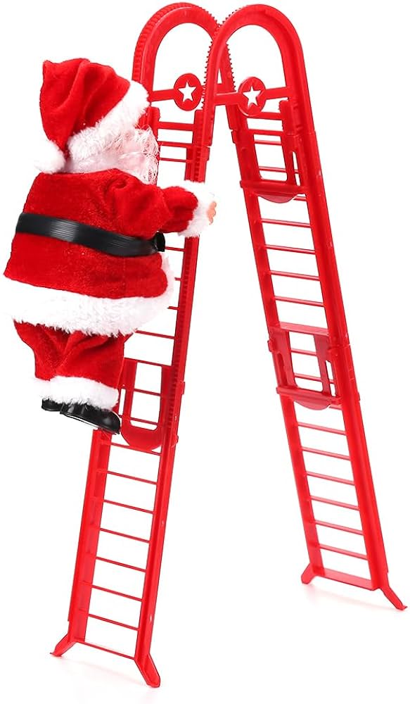 Amazon | bardsxgfg(あき) 電動昇降はしご サンタクロース 音楽付き