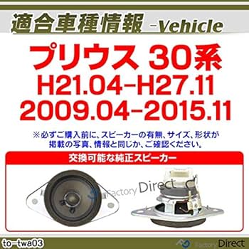 Amazon.co.jp: ファクトリーダイレクト 車種別ツィーター fd-to-twa03