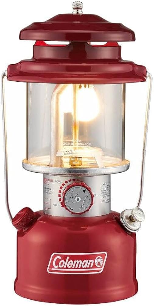 Amazon.co.jp: [コールマン] ガソリンランタン ワンマントル(レッド