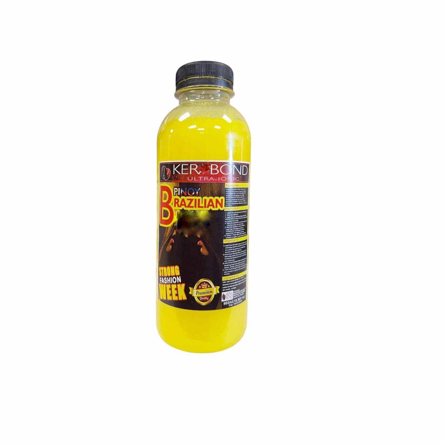 Amazon.com: Just Pinas - Bottle KERA BOND Pinoy Brazilian Hair Bo
