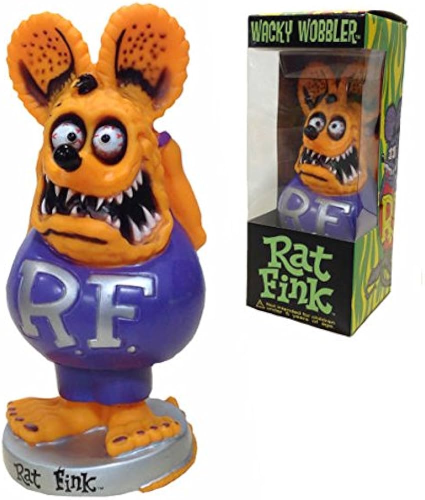 Amazon.co.jp: FUNKO Wacky Wobbler Stinky FINK Rat Fink （オレンジ
