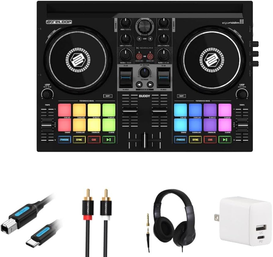 Amazon | Reloop Buddy DJコントローラー djay対応 ケーブル