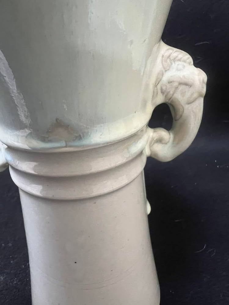 Amazon.co.jp: 赤膚焼尊式他花器花瓶 尾西楽斎造 大和圓照寺 華道山村