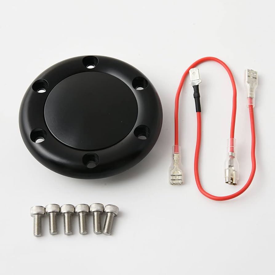 Amazon | ビレットホーンボタン 6ボルトステアリングホイール用