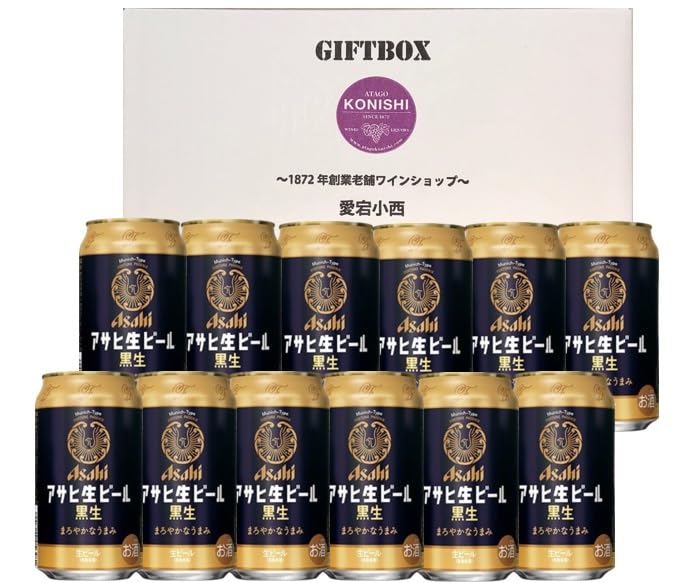 Amazon.co.jp: アサヒ 生ビール マルエフ黒 350ml 生ビール 12缶セット