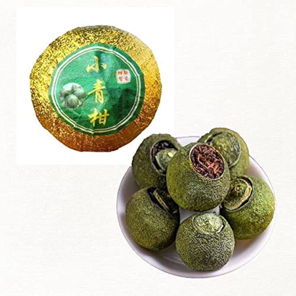 Amazon.co.jp: 中国茶プーアル茶 小青柑普洱茶フルボディ香り、コク味