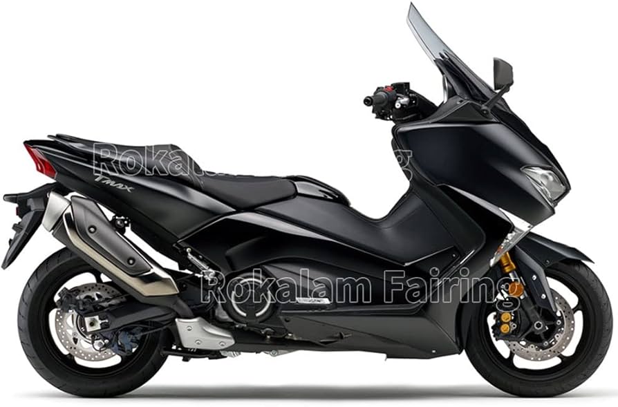 Amazon | 光沢黒 オートバイ TMAX530 17 18 TMAX 530 T MAX 530 2017