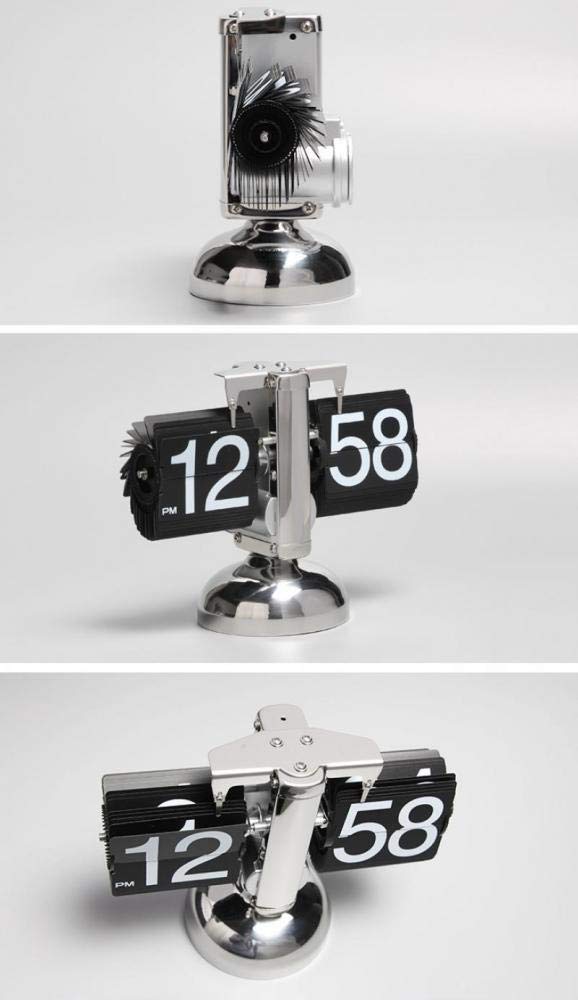 Amazon.co.jp: 置き時計 レトロ パタパタ時計 おしゃれ 入学 新築祝い