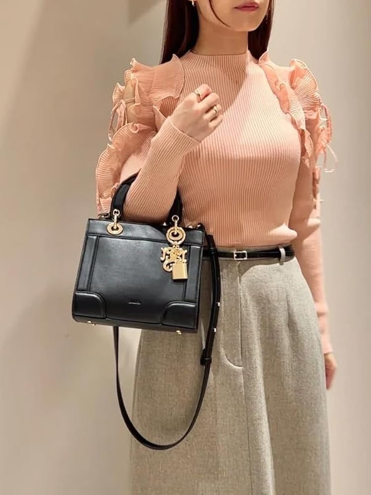 Amazon | [スナイデル] プリーツフリルドッキングニットプルオーバー