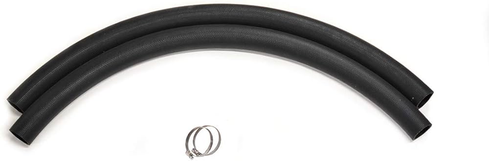 Amazon | トラック水抜きホース バンド付 象牙ホース 1.5M 2本セット