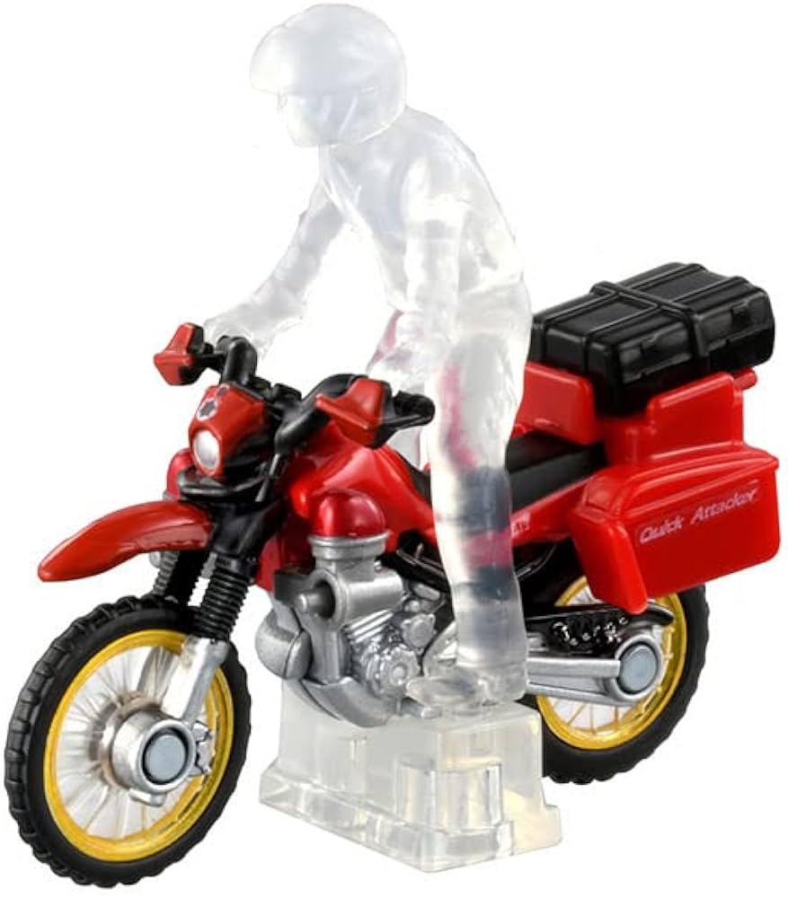 Takara Tomy Tomica No. 40 Fire Activities Motorcycle, Quick