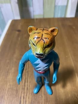 Amazon.co.jp: 当時物 鉄人タイガーセブン ソフビ人形 ブルマァク