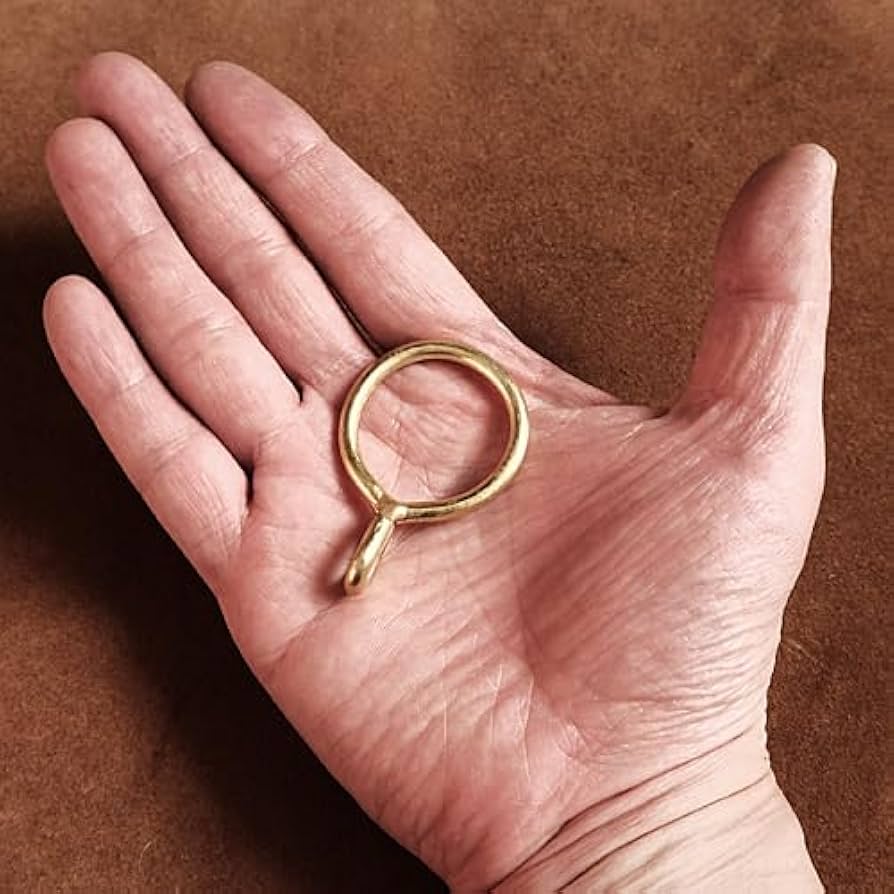 Amazon.co.jp: 5個セット 真鍮 カーテンリング カーテンレール