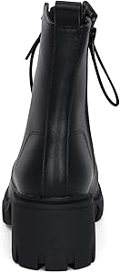 Amazon.com | STYLISH S TAMMY ~ Womens Lace Up Ankle Boots Chunky