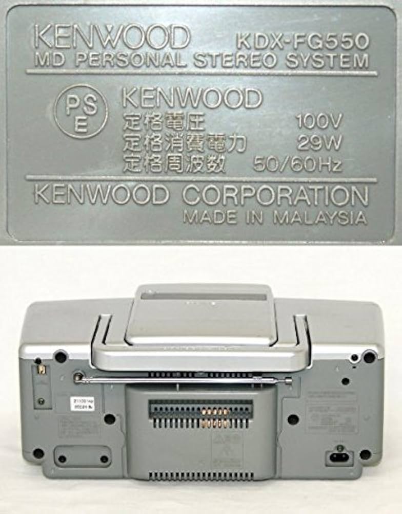 Amazon.co.jp: KENWOOD ケンウッド JVC KDX-FG550 MDパーソナル