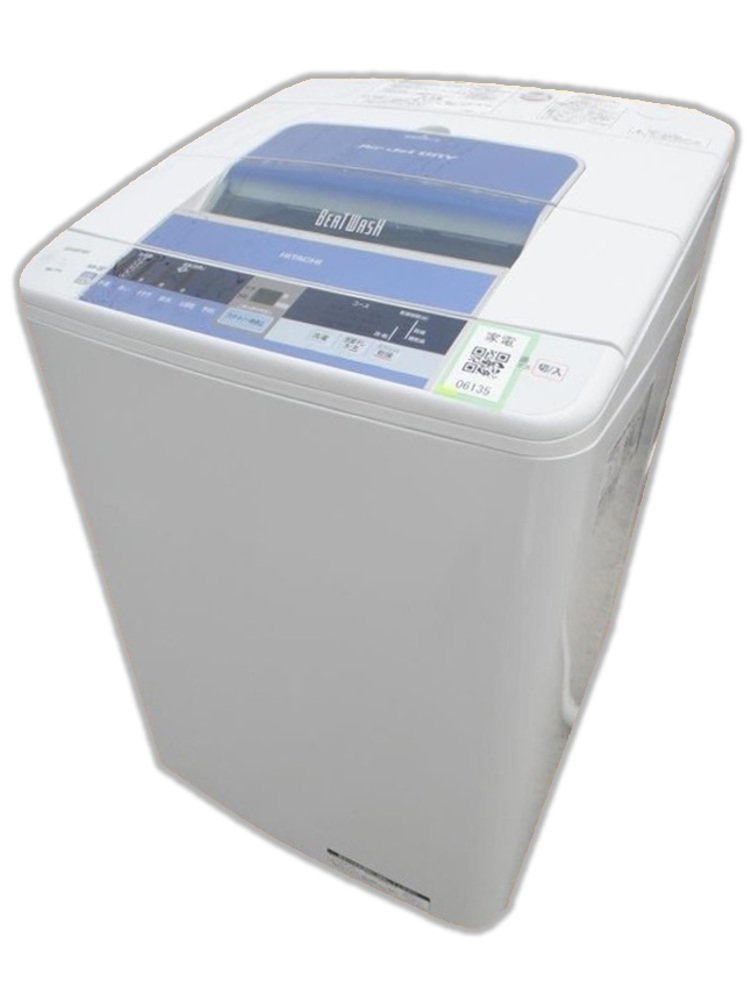 Amazon.co.jp: 日立 全自動洗濯機 ビートウォッシュ 7kg ブルー BW-7TV