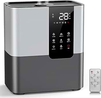 Amazon.co.jp: 加湿器 大容量 8L 【2024節電モデル・湿度調整・UV 除菌