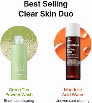 BY WISHTREND Green Tea & Enzyme Powder Wash 3.88 Ounce, All-in-one