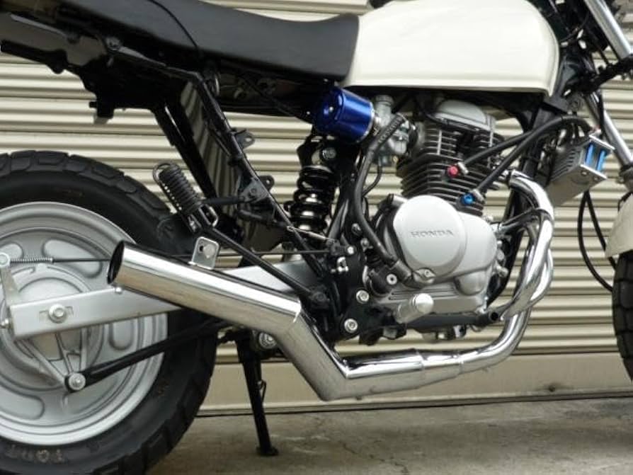 Amazon | PRETTY RACING製 エイプ100 APE ショート管 メッキ マフラー