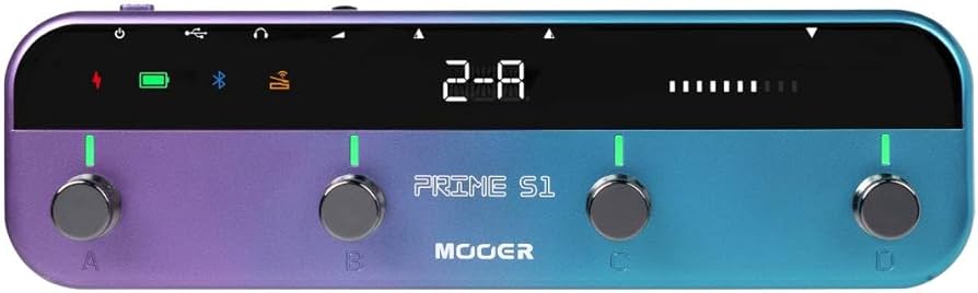 MOOER Processador Multiefeitos Prime S1, Pedais De Guitarra