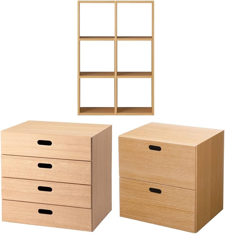 Amazon.co.jp: 【セット買い】無印良品 スタッキングシェルフセット・3