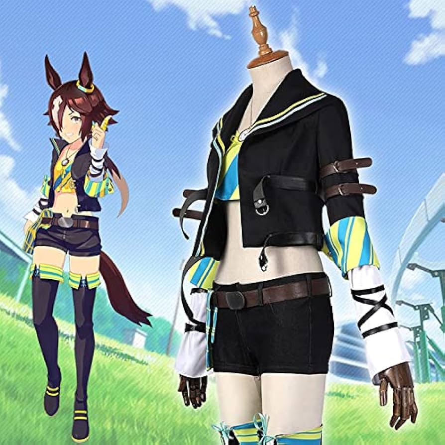 Amazon.co.jp: [MIedql] ウマ娘 ウオッカ コスプレ衣装 勝負服 全