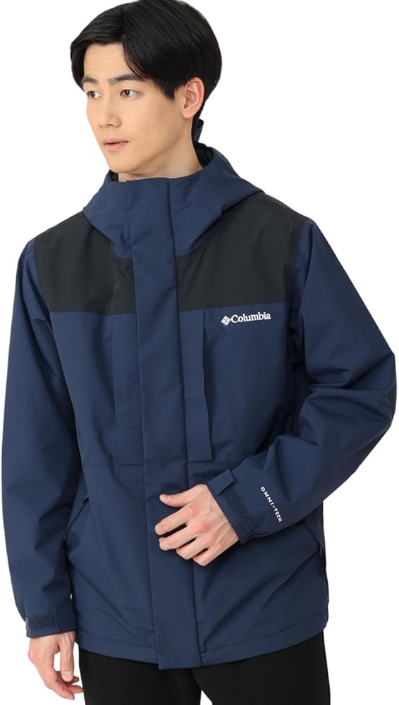 Amazon.co.jp: Columbia XE8191 Men's Wood Road Jacket, Collegiate