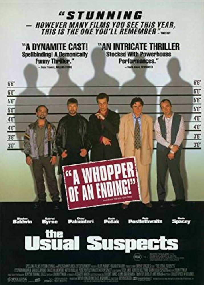 Amazon.co.jp: 映画ポスター 海外版 ユージュアル・サスペクツ (28 cm