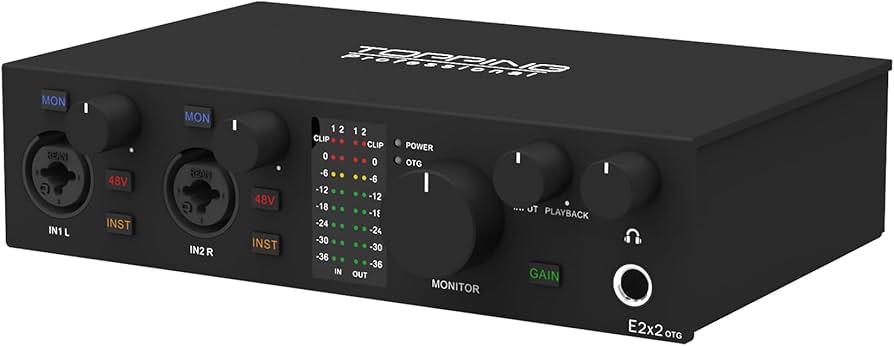 Amazon.com: TOPPING E2x2 OTG USB Audio Interface - Ultra-Linear