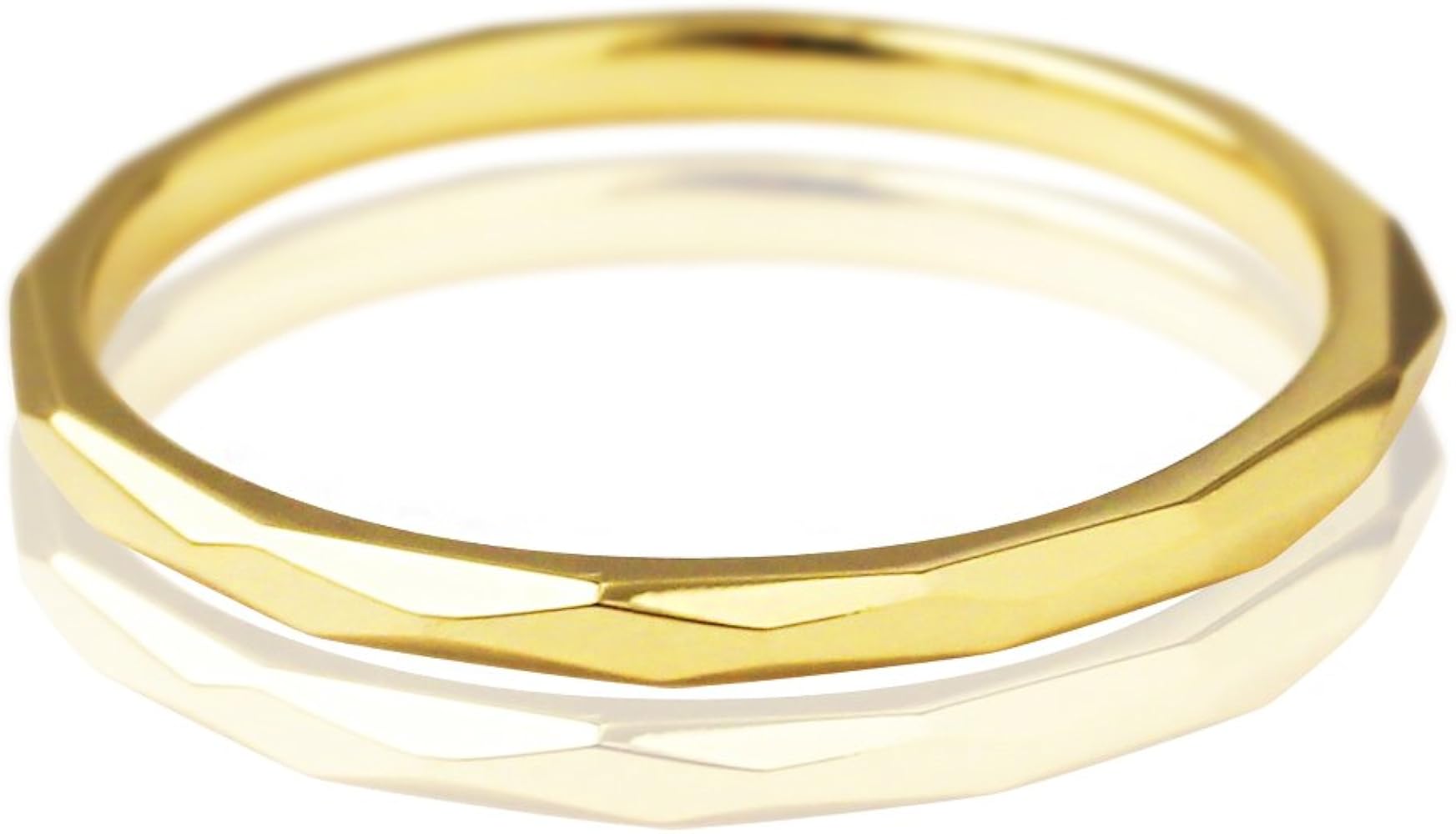 Amazon | [ディーヴァス] ピンキーリング 18金 リング k18 指輪