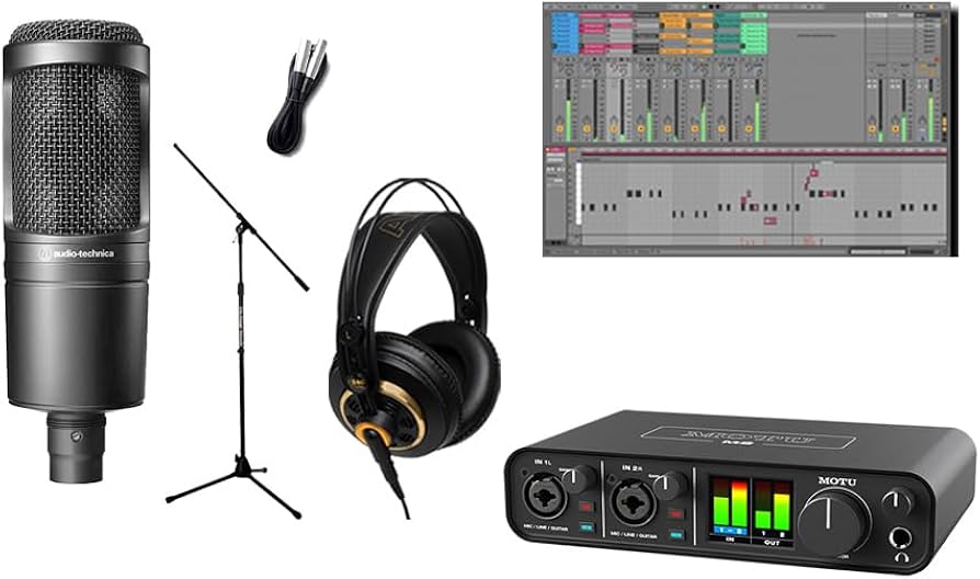 Amazon.co.jp: MOTU M2 アコギ・管楽器録音セット 初めてのDTMに