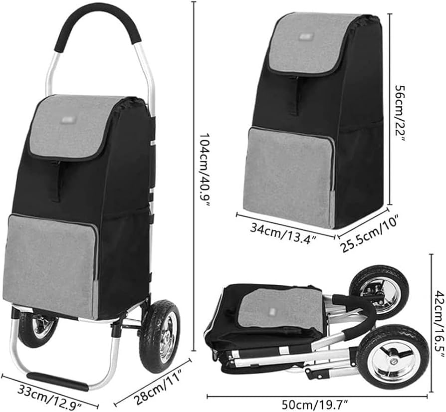 Amazon｜大容量の取り外し可能なバッグとホイールを備えた折りたたみ式