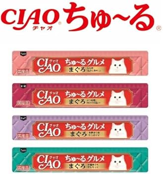 Amazon.co.jp: チャオ (CIAO) ちゅ~る まぐろグルメバラエティ 80本 猫