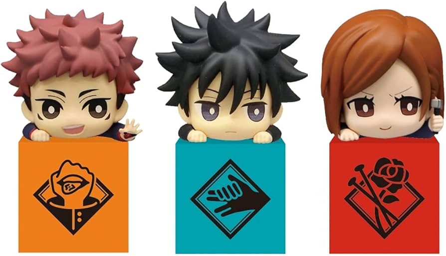 Amazon | 呪術廻戦 ひっかけ フィギュア ① 全3種セット 虎杖悠仁 伏黒