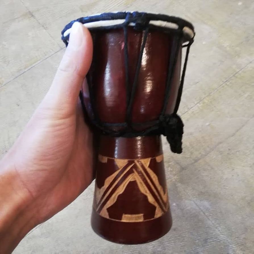 Amazon | ジャンべ ミニ 楽器 20cm ジェンベ おもちゃ アフリカ太鼓