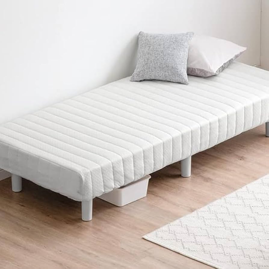 Amazon｜洗えるカバー付 脚付きマットレス sss セミシングル ショート