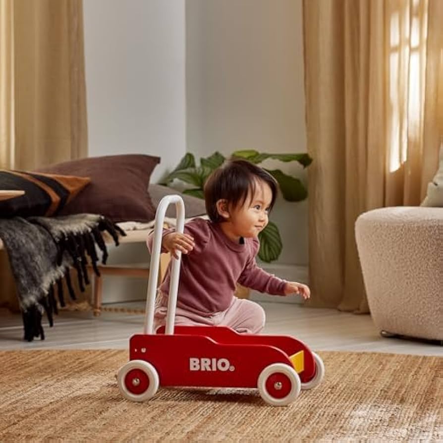 Amazon.co.jp: BRIO (ブリオ) 手押し車 レッド 31350 対象年齢 9か月