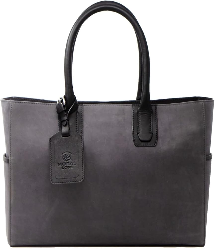 Amazon | [MORAL CODE] レザー トートバッグ メンズ ビジネス A4収納