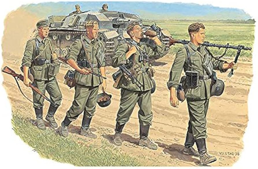 Amazon | プラッツ 1/35 第二次世界大戦 ドイツ国防軍兵士 行軍