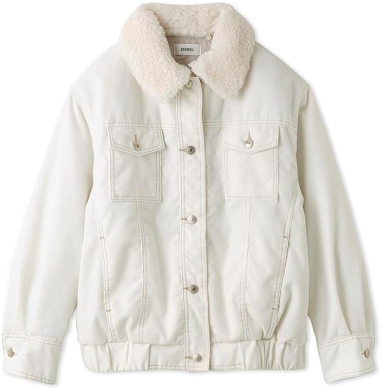 Amazon.co.jp: [スナイデル] 衿ボアコーデュロイブルゾン SWFC251035