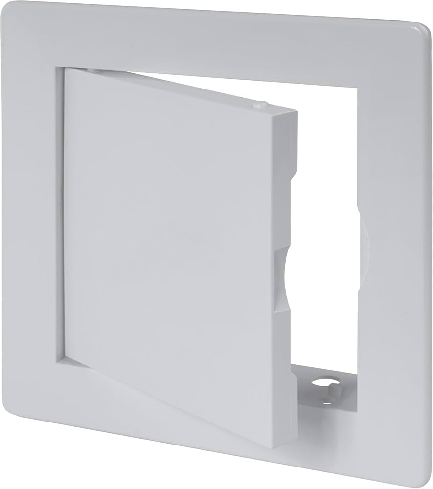 Vent Systems White ABS Plastic - Access Panel 4 x 4 Inch - Pack of