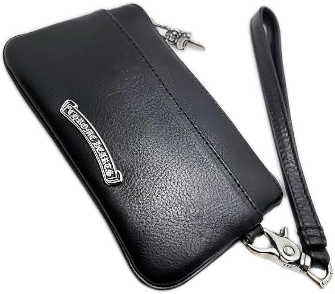 Amazon.co.jp: Chrome Hearts Wallet Zipper Change Purse Wristlet